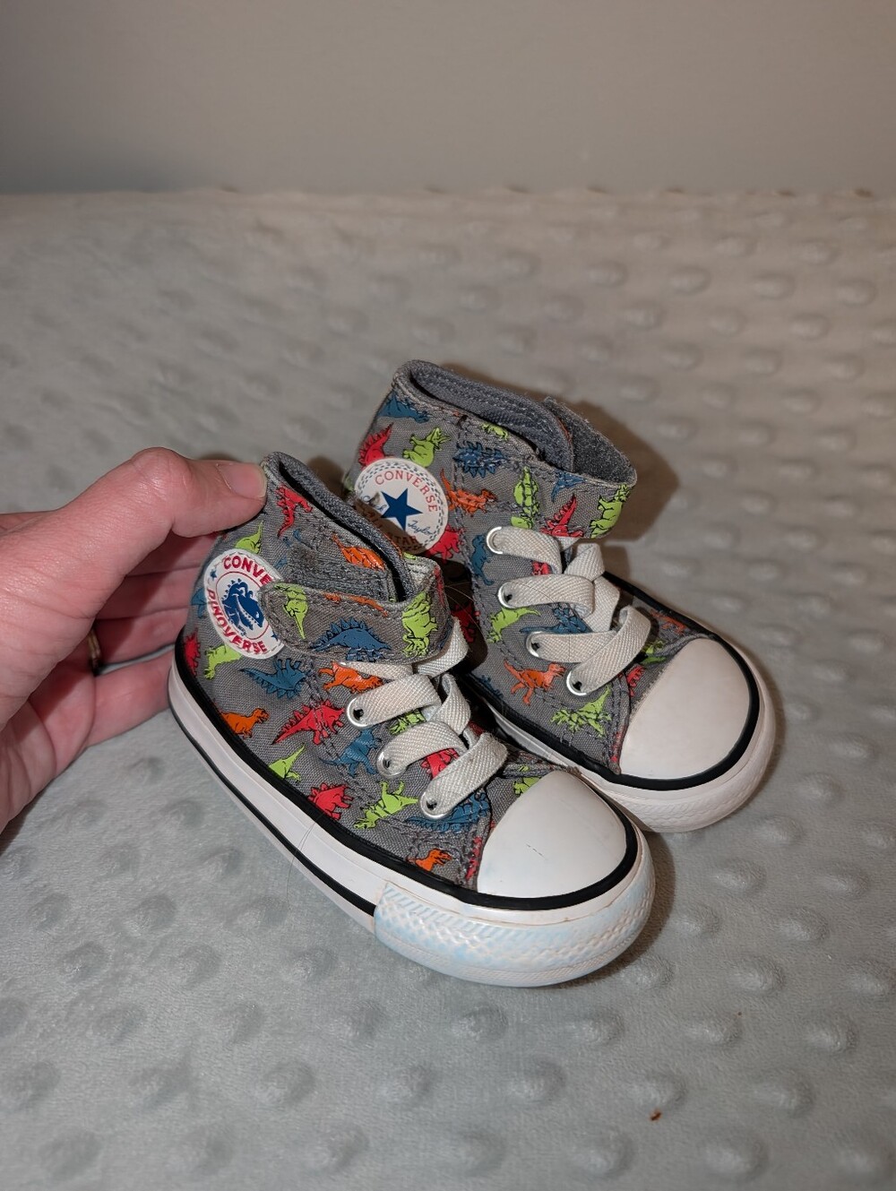 Converse High tops Dinosaur